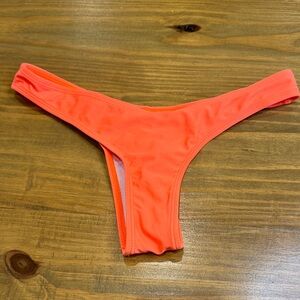 NWOT - Vibrant Bright Orange Bikini swim Bottom